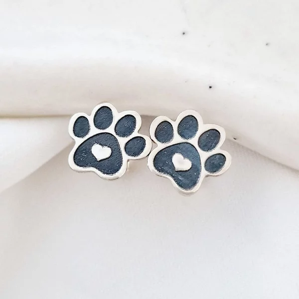 Mancs Fülbevaló - 925 Sterling Ezüst Monogrammal - Stekkeres