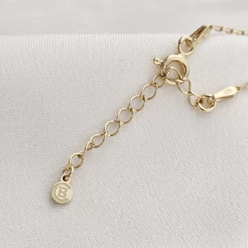 Neves Nyaklánc - 18K Sárga Aranyozott 925 Sterling Ezüst Név - Körkapocs