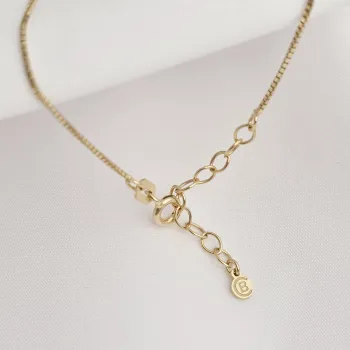 Lelki Kötelék Nyaklánc - Szív és Névvel Gravírozott Hengerek - 18K Sárga Aranyozott 925 Sterling Ezüst - Körkapocs