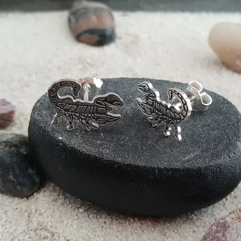 Skorpió Fülbevaló - 925 Sterling Ezüst - Stekkeres