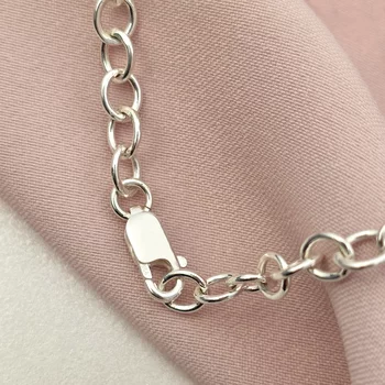 Virágcsokor Szívből Karkötő – Bambuszgyöngyök és Golyók – 925 Sterling Ezüst
