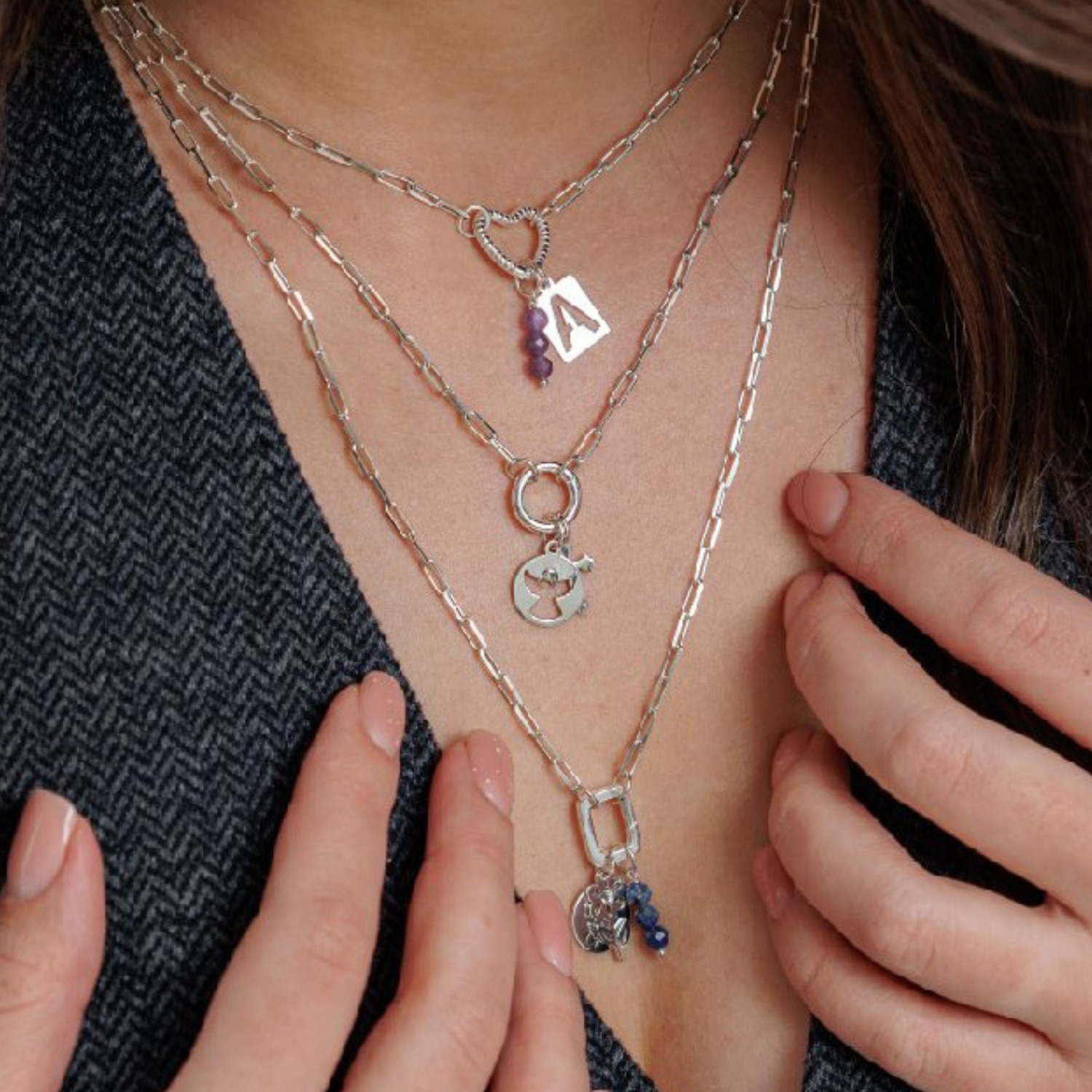 ELM-Origin – Lănțișor bază MINI PAPERCLIP – Argint 925 - Chic Bijoux