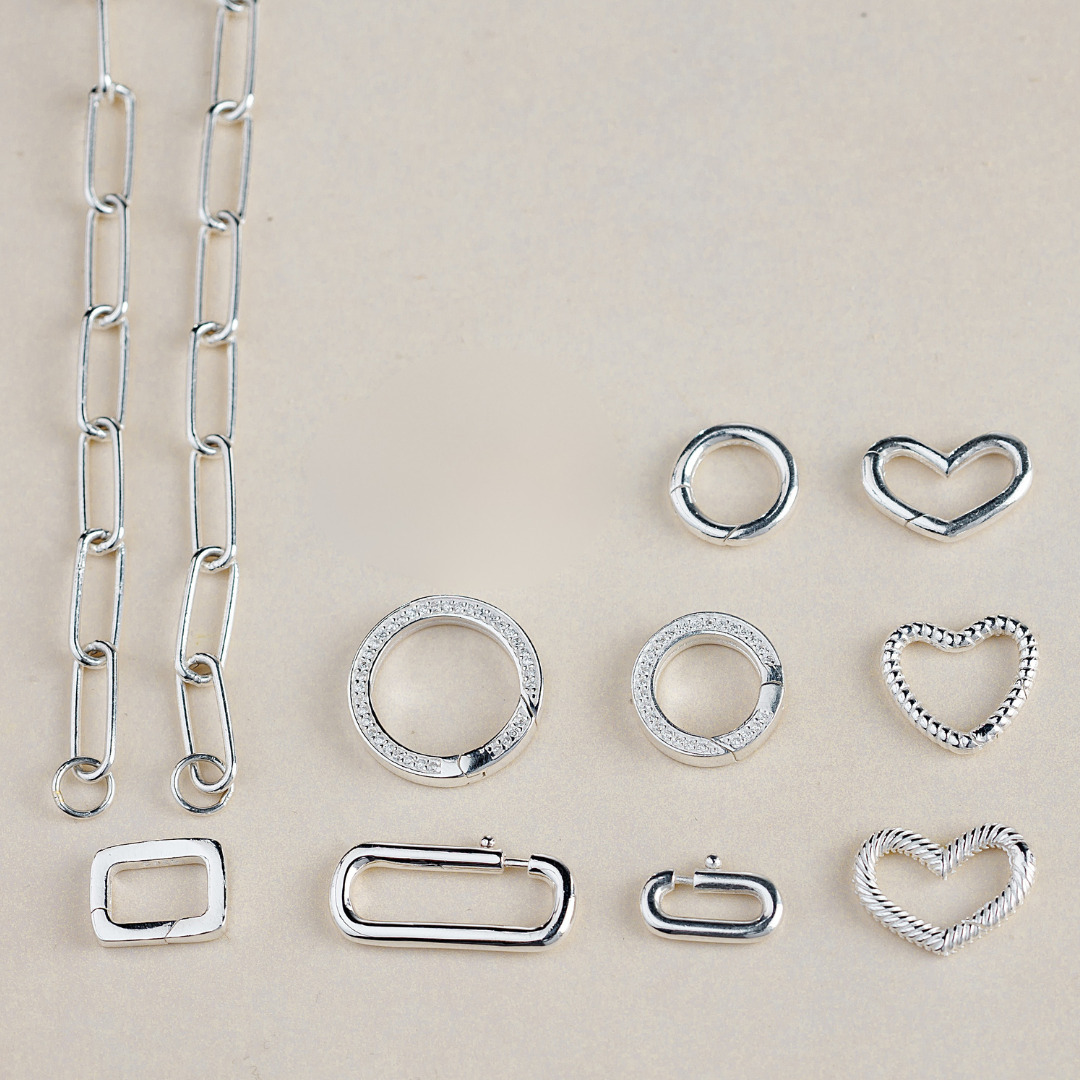 ELM-Bold – Lănțișor bază BIG PAPERCLIP – Argint 925 - Chic Bijoux