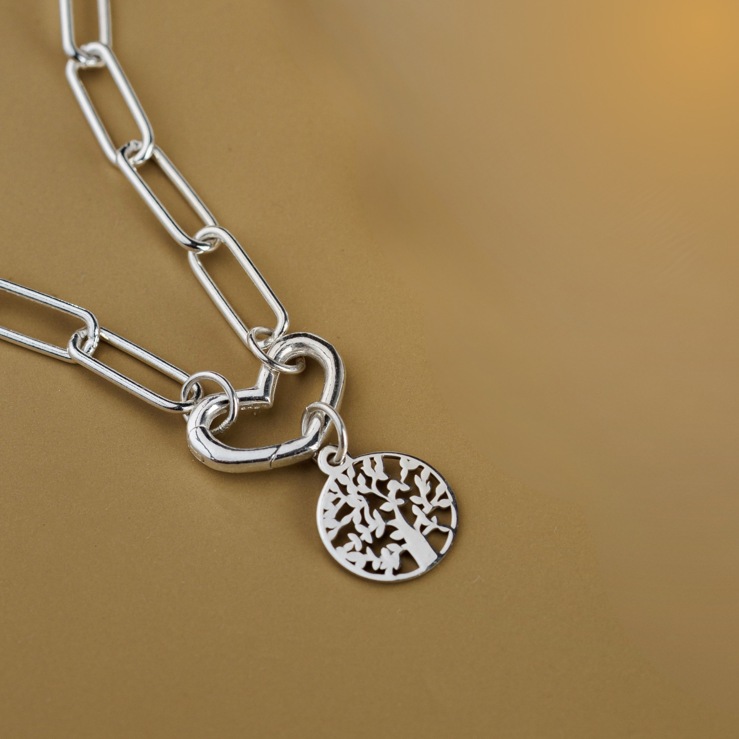 ＊bijou★ ELM-Bold – Lănțișor bază BIG PAPERCLIP – Argint 925 - Chic Bijoux