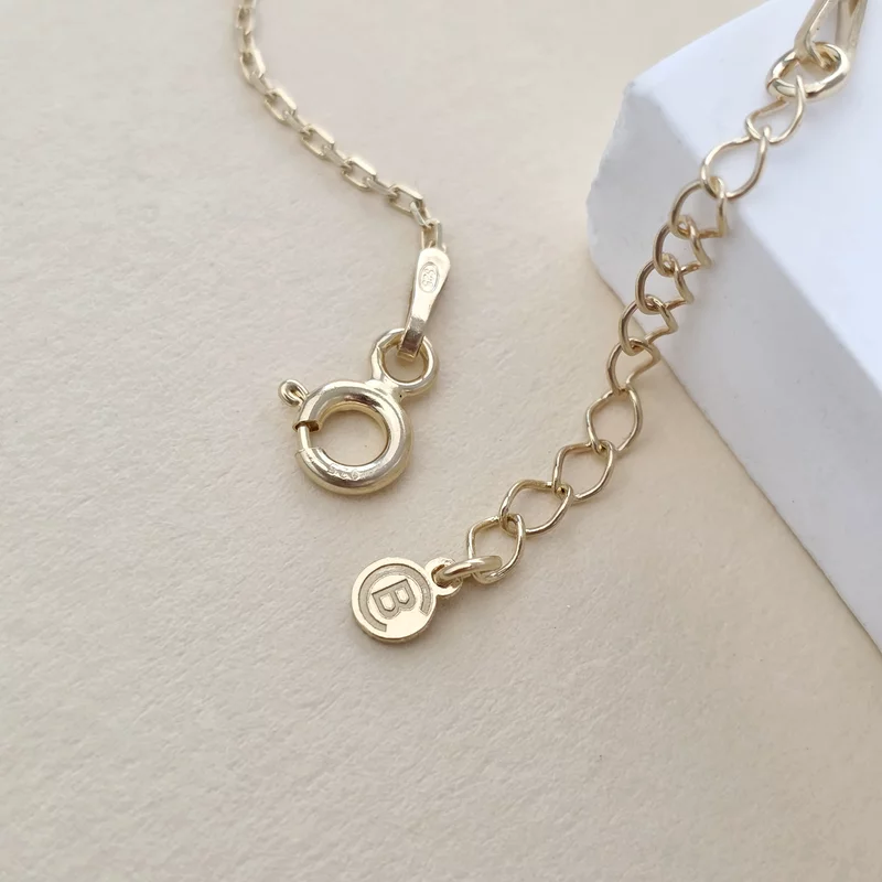 Bratara banut 15 mm - Inima ta creste generatii - Argint 925 placat cu Aur Galben 18K si Cristal Swarovski picture - 3