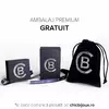 Bratara Cruciulita de 15 mm - Nume gravat - Aur Galben 9K - Cu lantisor fata/baiat
