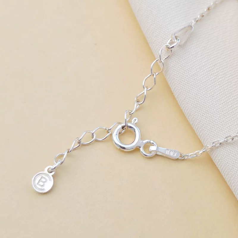 Bratara dinte cu lantisor - Argint 925 picture - 3