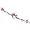 Bratara Disney Minnie Mouse fundita cu cristale - Otel Medical Inoxidabil si Cristale Roz