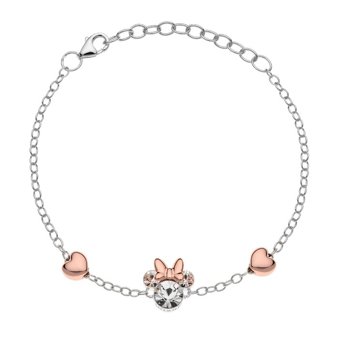 Bratara Disney Minnie Mouse & Rose Hearts – Argint 925 925