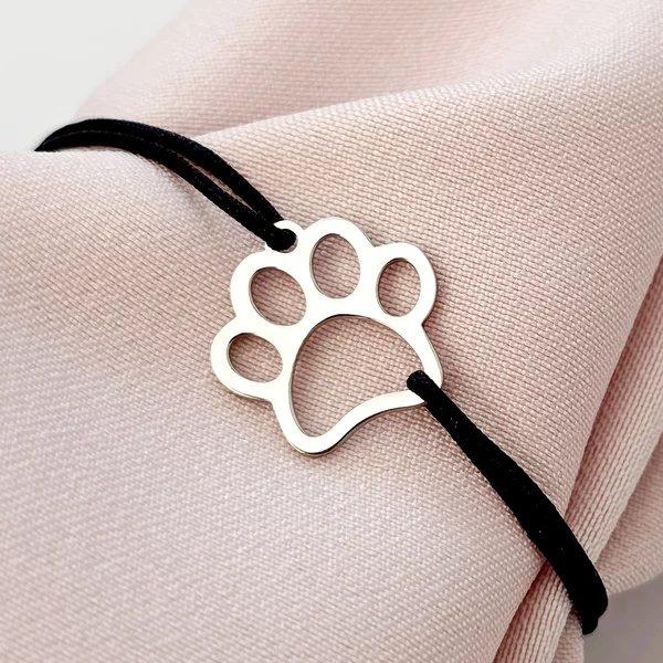 Bratara Labuta - Argint 925, snur negru