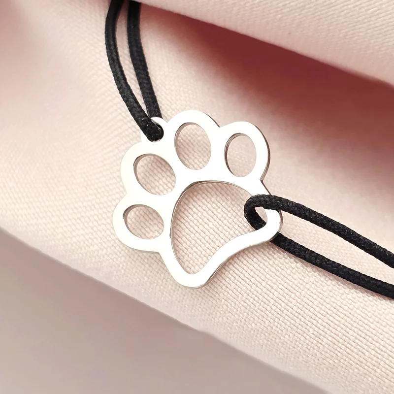 Bratara Labuta - Argint 925, snur negru picture - 4