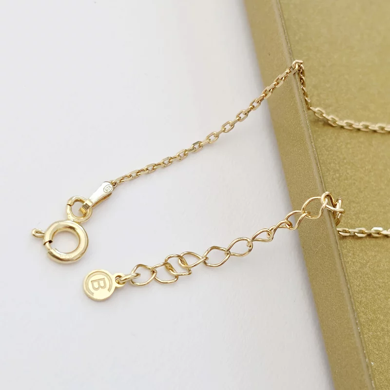 Bratara personalizata - Best Teacher - Banut de 15 mm - cu lantisor - Argint 925 placat cu Aur Galben 18K picture - 5