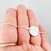 Bratara personalizata - Microscop - cu lantisor - Argint 925