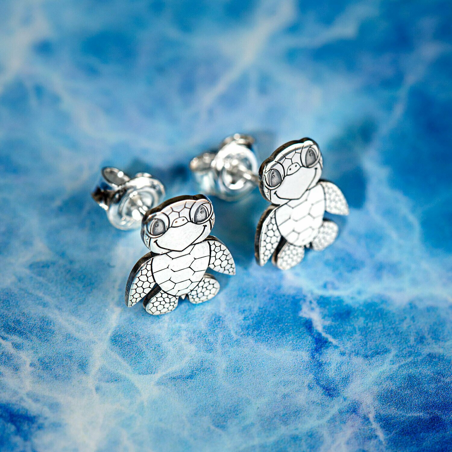 Cercei Broasca Testoasa - Argint 925