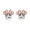 Cercei Disney Minnie Mouse - Argint 925 placat cu Aur Roz si Cristal