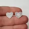 Cercei Inima - model Mandala - Argint 925, surub