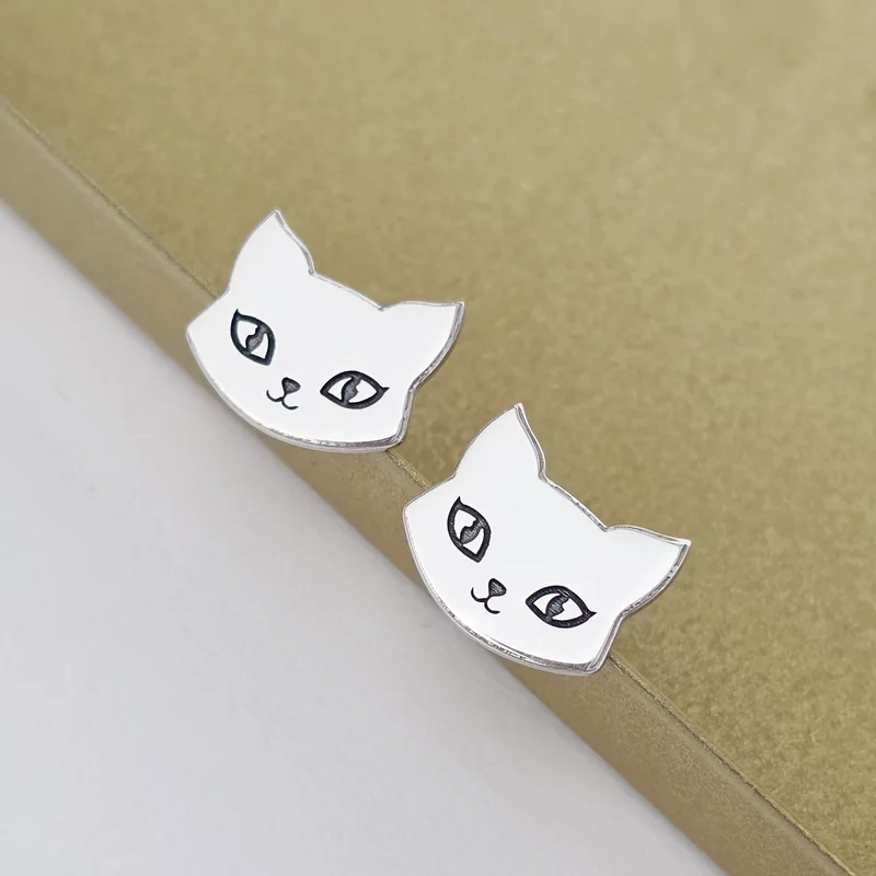 Cercei Pisica - Argint 925 picture - 5