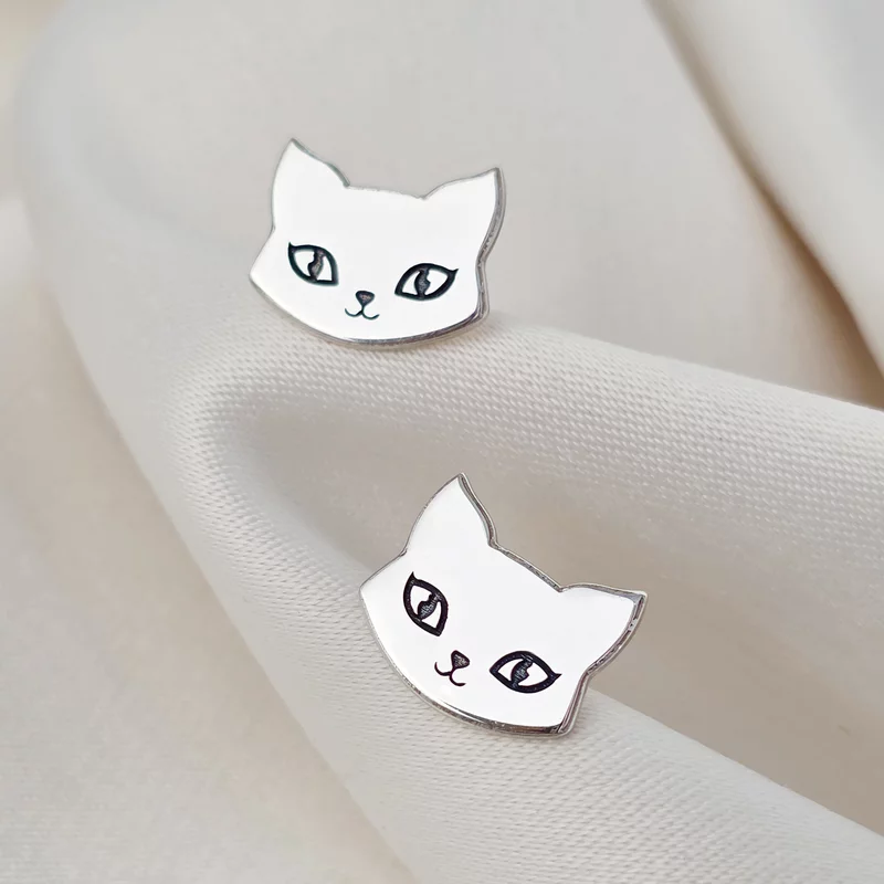 Cercei Pisica - Argint 925 picture - 3