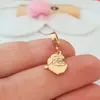 Charm personalizat Craciun - Mos Craciun - Argint 925 placat cu Aur roz 18K