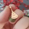 Charm personalizat Craciun - O brad frumos - Argint 925 placat cu Aur roz 18K