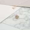 Choker Aur Galben 14K - Pandantiv Diamant - Lant silicon cu inchizatoare carabina