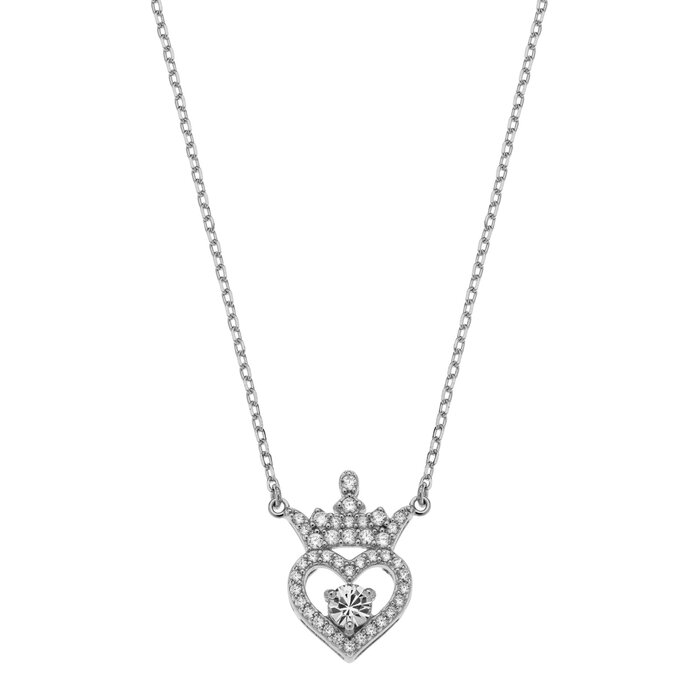Colier Disney coroana Princess – Argint 925 si Cubic Zirconia si Cristale 925