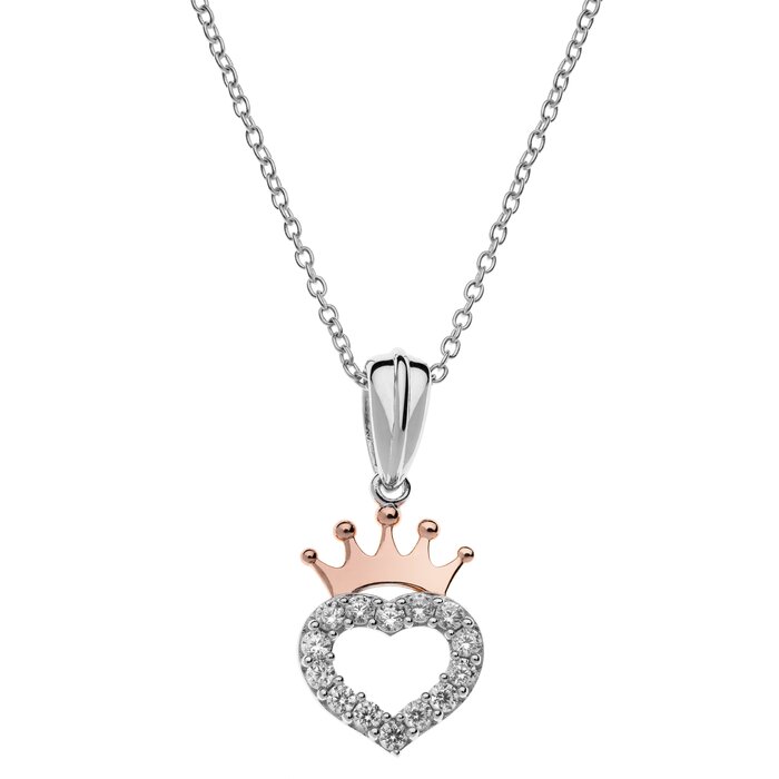 Colier Disney simbol coroana Princess – Argint 925 si Cubic Zirconia 925