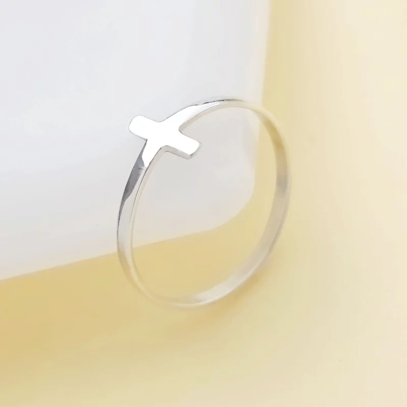 Inel Cruce - Bijuterie cu Har - Argint 925 - Marime fixa picture - 2