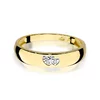 Inel colectia Luxury Aur Galben/Alb 14K cu Diamant 0.02ct