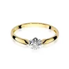 Inel colectia Luxury Aur Galben/Alb 14K cu Diamant 0.04ct