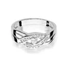 Inel colectia Luxury Aur Galben/Alb 14K cu Diamant 0.10ct