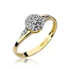 Inel colectia Luxury Aur Galben/Alb 14K cu Diamant 0.20ct
