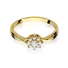 Inel colectia Luxury Aur Galben/Alb 14K cu Diamant 0.22ct