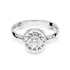 Inel colectia Luxury Aur Galben/Alb 14K cu Diamant 0.30ct