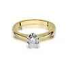 Inel colectia Luxury Aur Galben/Alb 14K cu Diamant 0,30ct