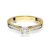 Inel colectia Luxury Aur Galben/Alb 14K cu Diamant 0,36ct