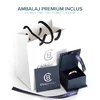 Inel colectia Luxury Aur Galben/Alb 14K cu Smarald 0.40ct