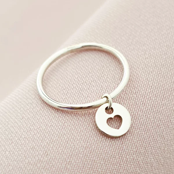 Inel Midi cu Charm - Love yourself  - Argint 925