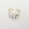 Inel personalizat - 3 copii  - Model lat - Argint 925 - Cristal Swarovski