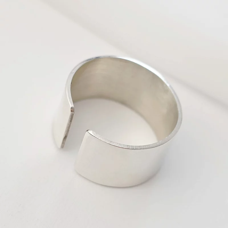 Inel personalizat - Mama si fiu - model lat - Argint 925 - Cristal Swarovski picture - 5