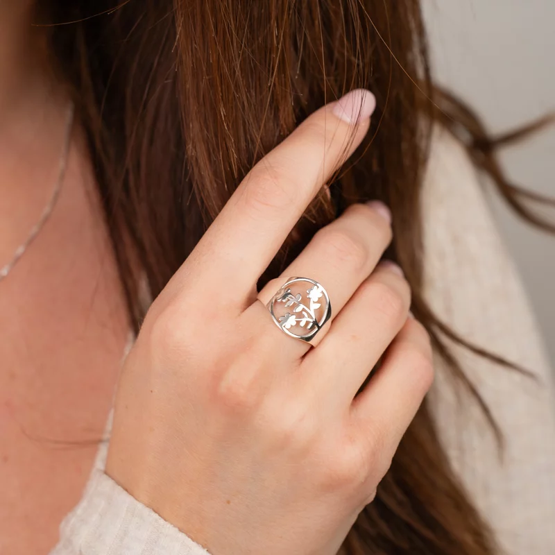 Inel Ramura naturii - Argint 925 picture - 2