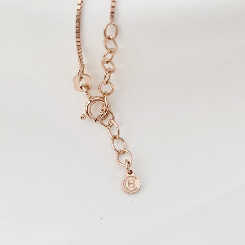 Lantisor cu medalion inima 20 mm cu poza in interior - Gravura personalizata - Argint 925 placat cu Aur Roz 18K picture - 5