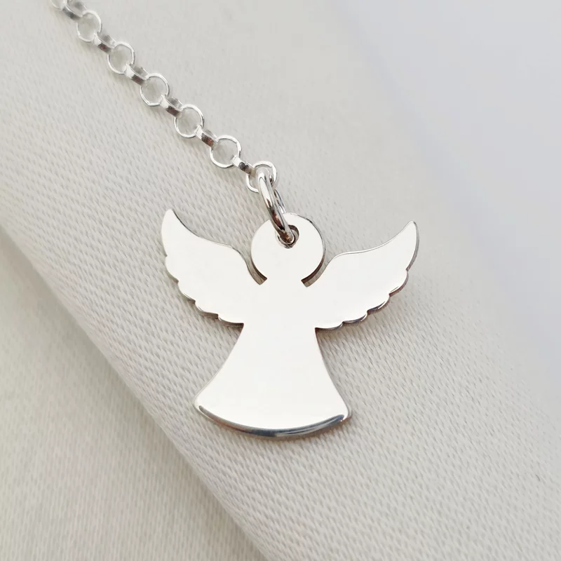 Lantisor cu Perle - Atingere de inger - Model sirag perle cu lantisor in prelungire - Argint 925 picture - 4