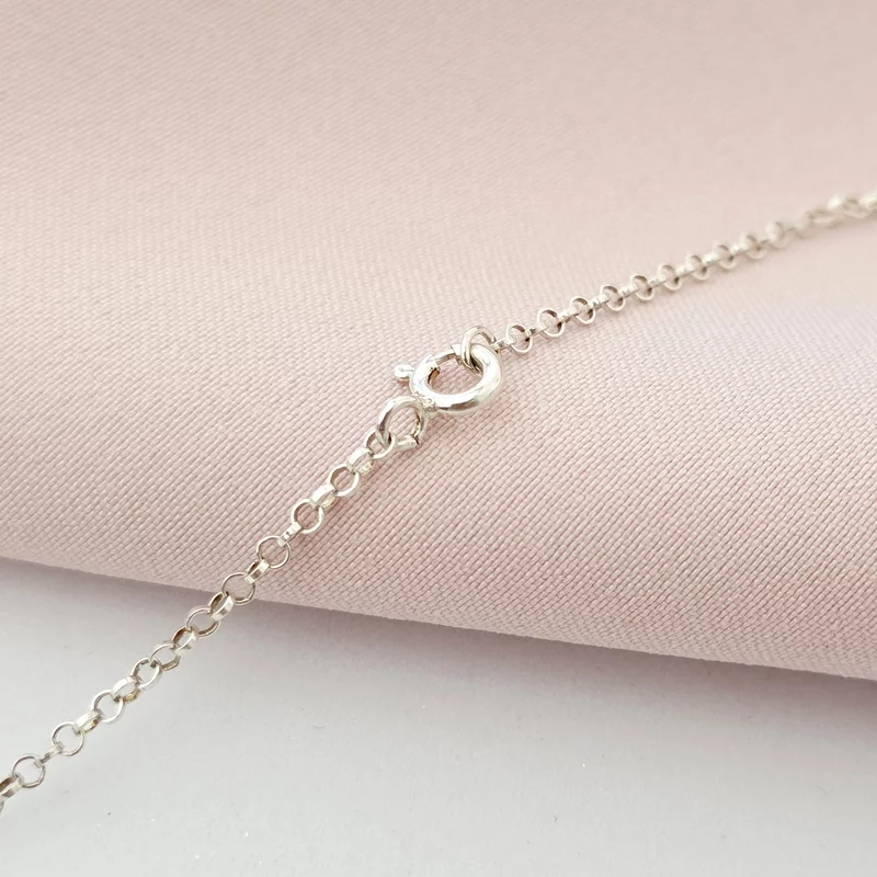 Lantisor cu Perle - Eternitate cursiva - Model lariat cu infinit - Argint 925 picture - 5