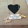 Lantisor cu placuta gravata si pandantive atasate - Beautiful like a doll - Argint 925