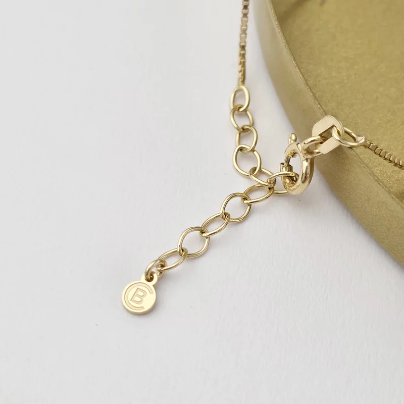 Lantisor Inima cu Labuta - Argint 925 placat cu Aur 18K picture - 5