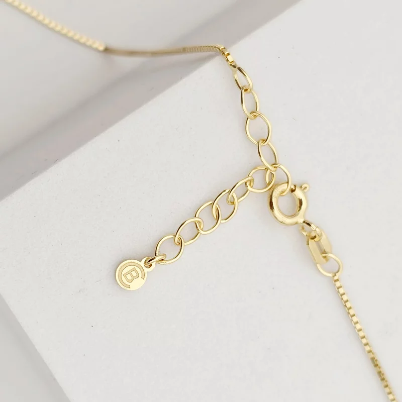 Lantisor Inima cu Poveste - 2 nume si Cristale Zirconia - Argint 925 placat cu Aur 18K picture - 2