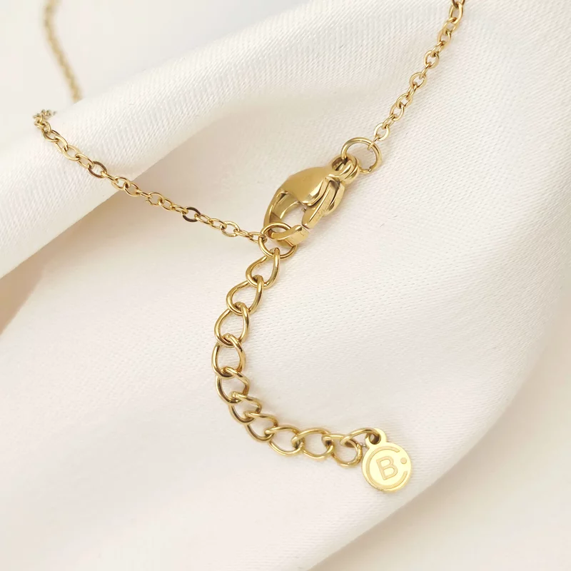 Lantisor Linea – Placuta personalizata - Otel Inoxidabil 316L picture - 4