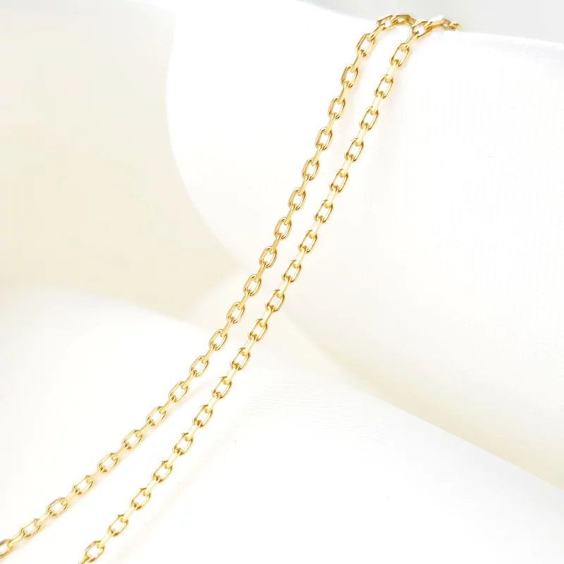 Lantisor personalizat cu Nume, simbol fluture si Diamant natural - Argint 925 placat cu Aur Galben 18K picture - 4