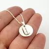Lantisor personalizat - Pandantiv convex si placuta gravata - Argint 925